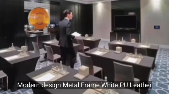 Commercial Grade Restaurant Furniture Leather Woven Solid Wood Frame Dining Chair