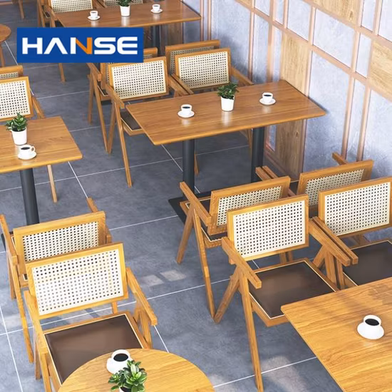 Fashionable Luxury Restaurant Home Nordic Style Wooden Furniture Modern Indoor PVC Leather Hotel Restaurant Dining Chair