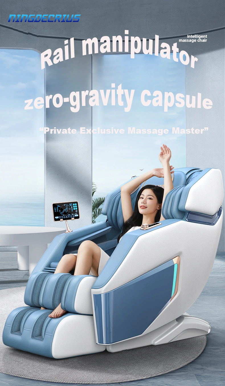 Ningdecrius 2023 Hot Sell Full Body Zero Gravity Massager Shiatsu Electric Folding Recliner 4D Luxury SL Track Massage Chair