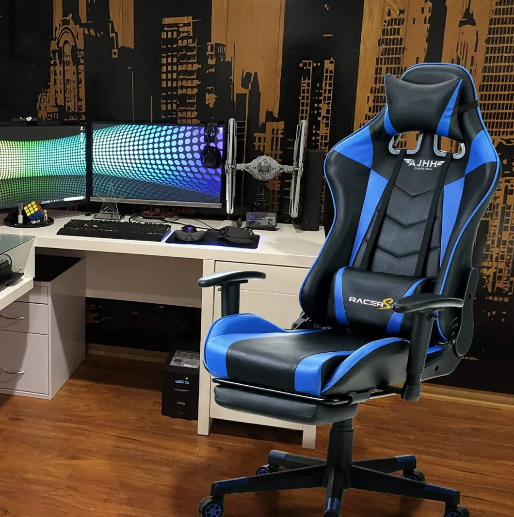 Wholesale Office Furniture Racing Seat Gaming Chairs with Massage Lumbar Support